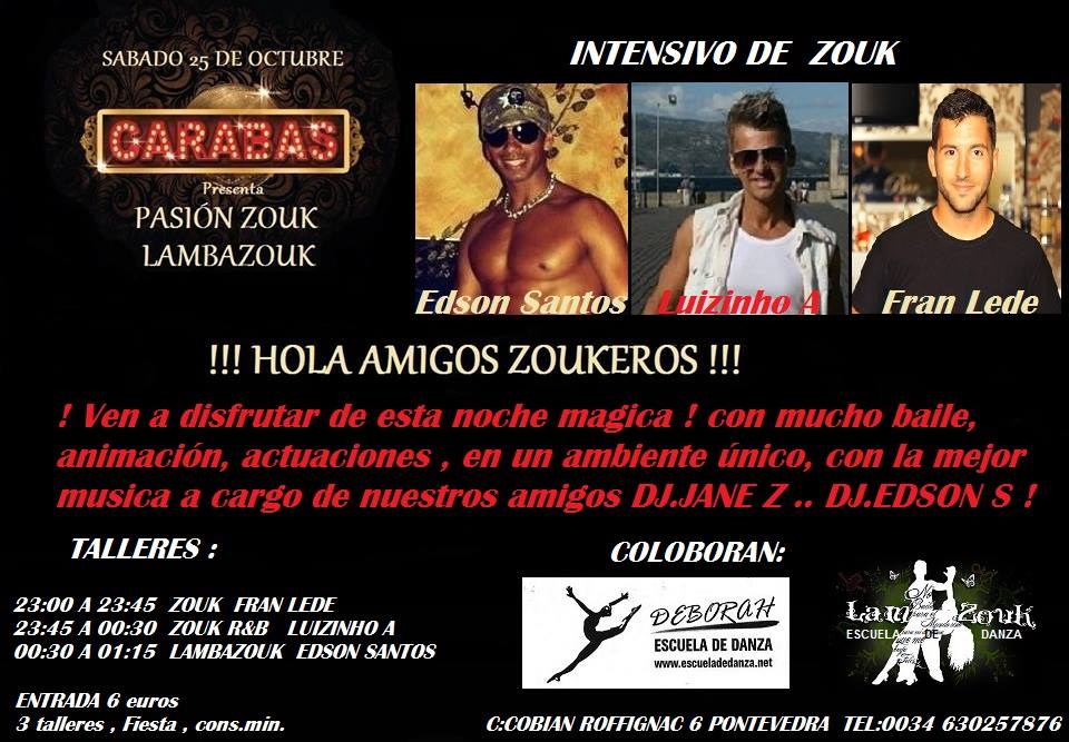 LATIN NIGHTS CARABÁS ¨¨Presenta¨¨¨PASIÓN ZOUK