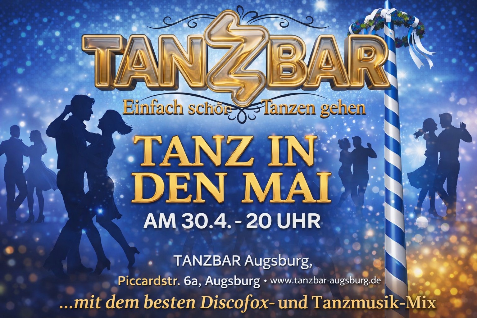 "๐ง๐ฎ๐ป๐ ๐ถ๐ป ๐ฑ๐ฒ๐ป ๐ ๐ฎ๐ถ" @TANZBAR mit dem besten Discofox- und Tanzmusik-Mix