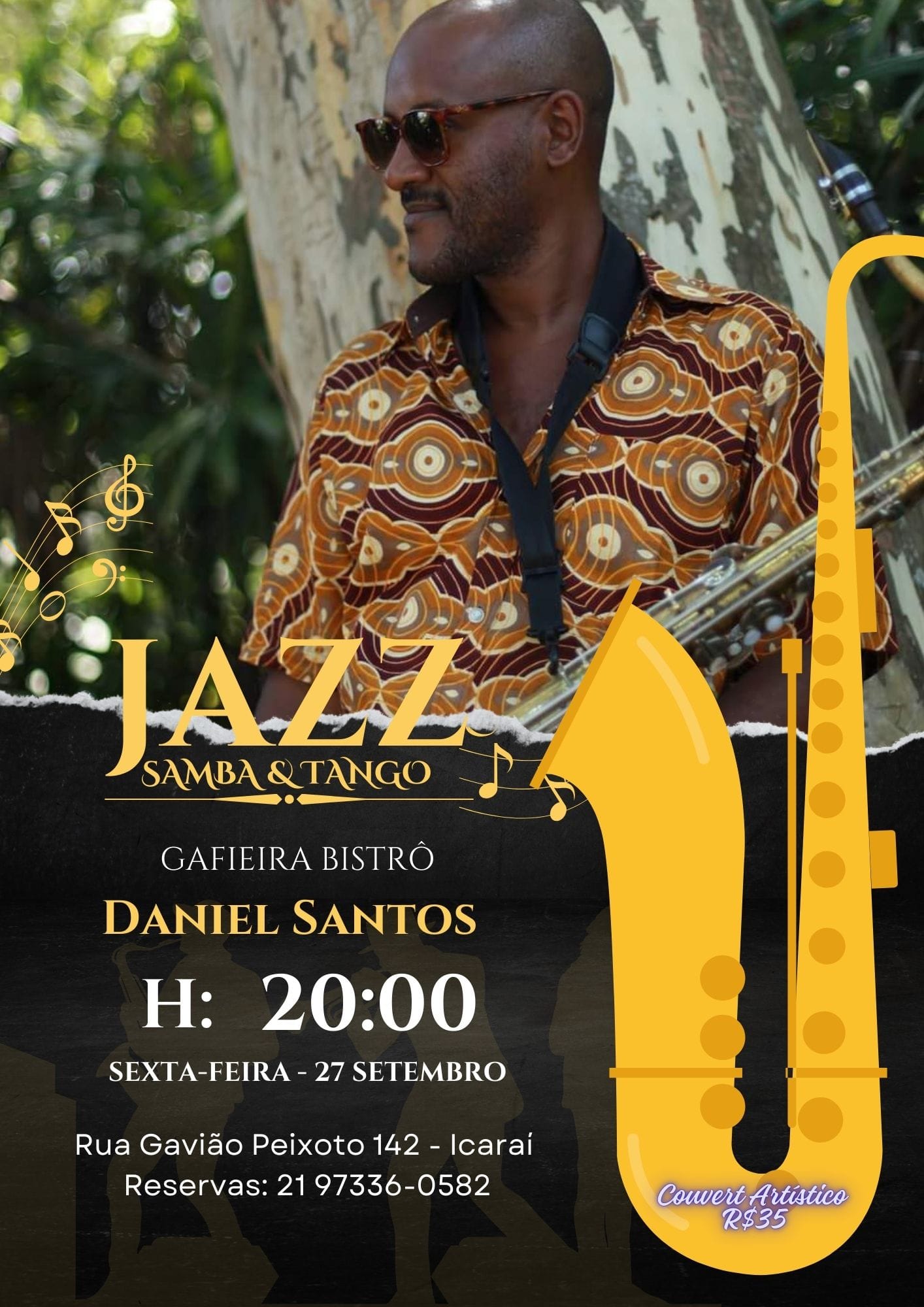 NOITE DE JAZZ NO GAFIEIRA BISTRÔ