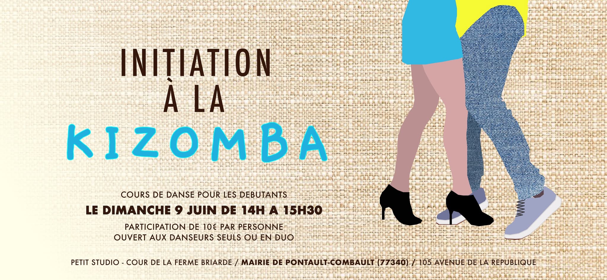 πΊπ initiation Γ la danse KIZOMBA - Mairie de Pontault-Combault