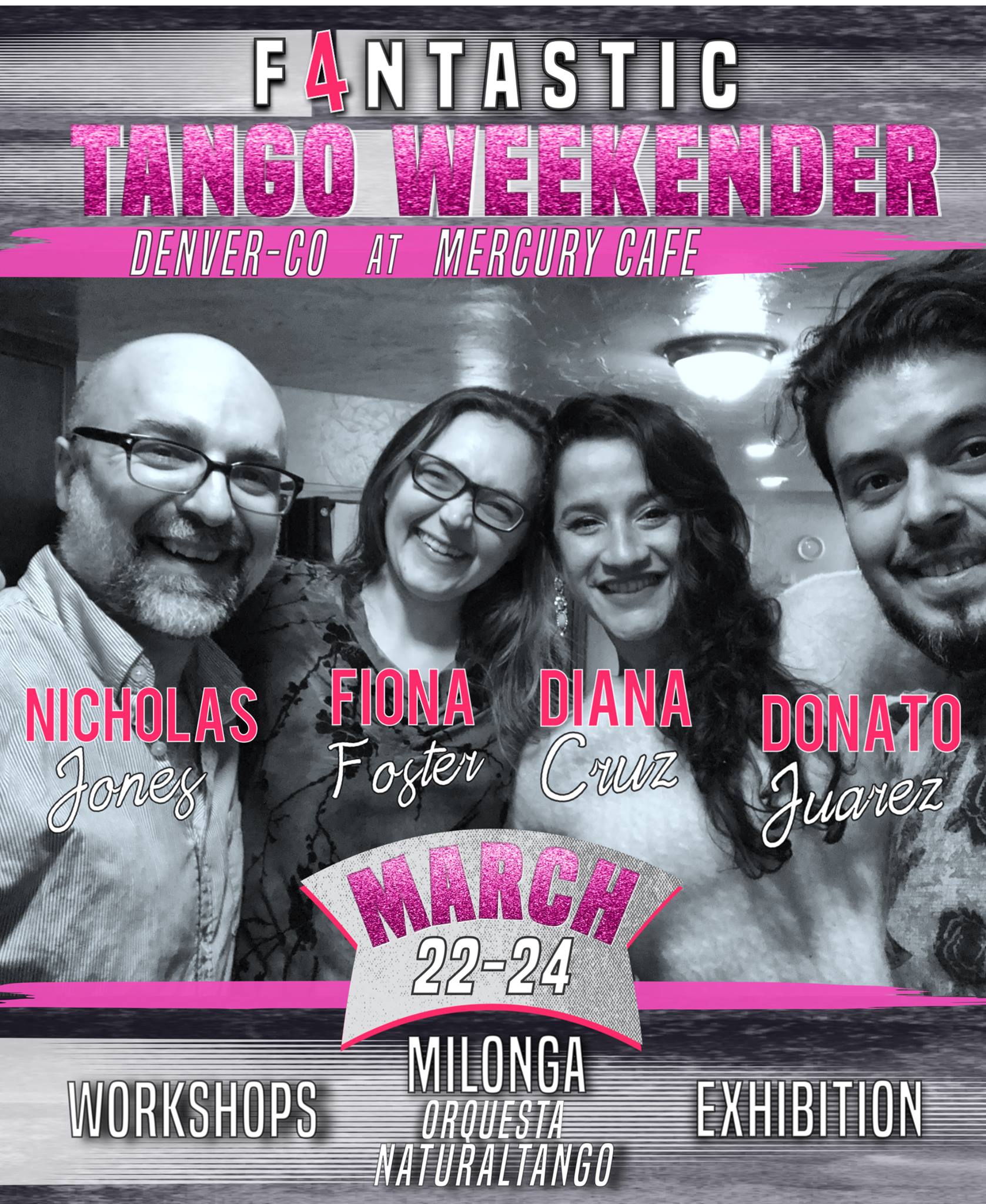 Workshops w Nick Fiona Donato Diana in Denver CO!