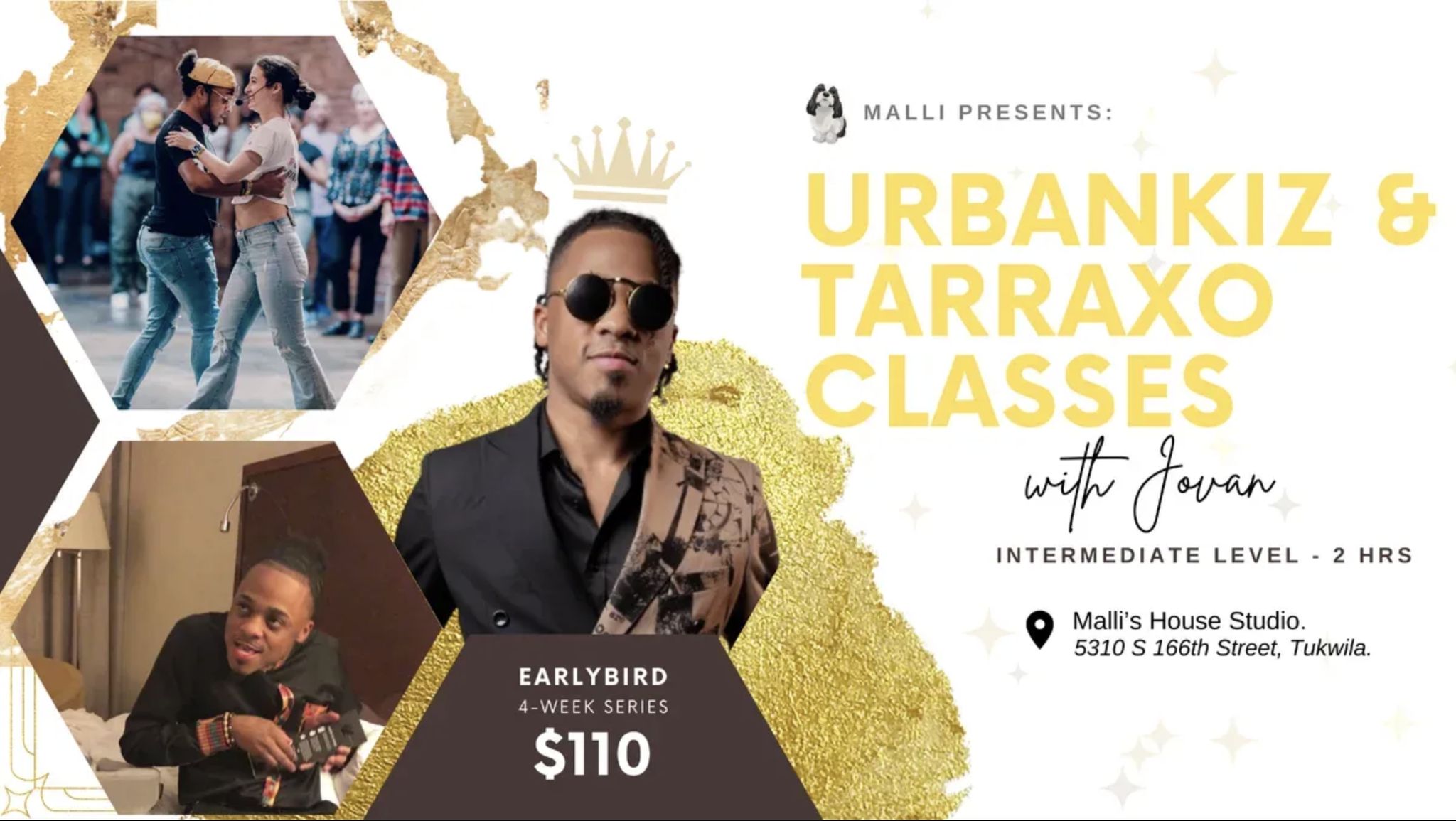 Weekly UrbanKiz & Tarraxo Classes with Casanova