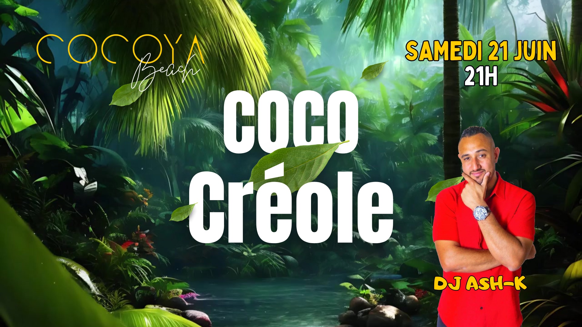 FÊTE DE LA MUSIQUE 🎵 COCOYA BEACH Samedi 21 juin ~ À partir de 21h