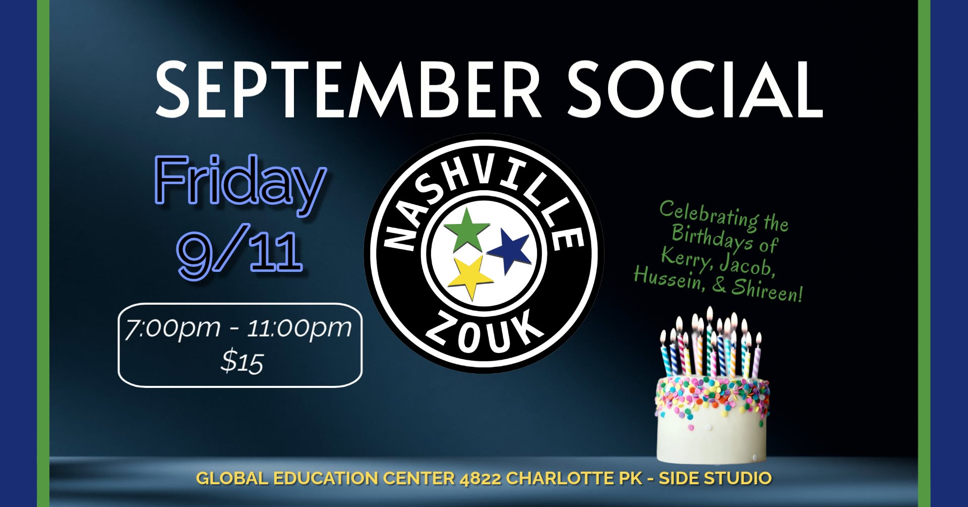 September Zouk Social 🥳