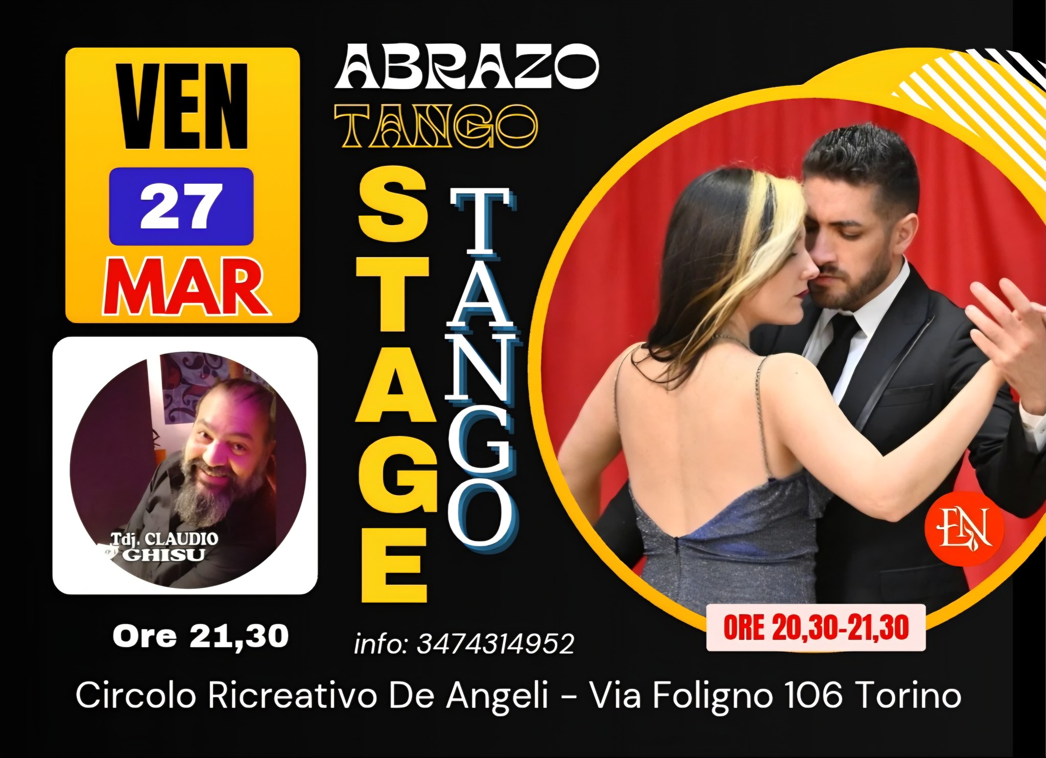 STAGE DI TANGO con EVELYN e NAHUEL