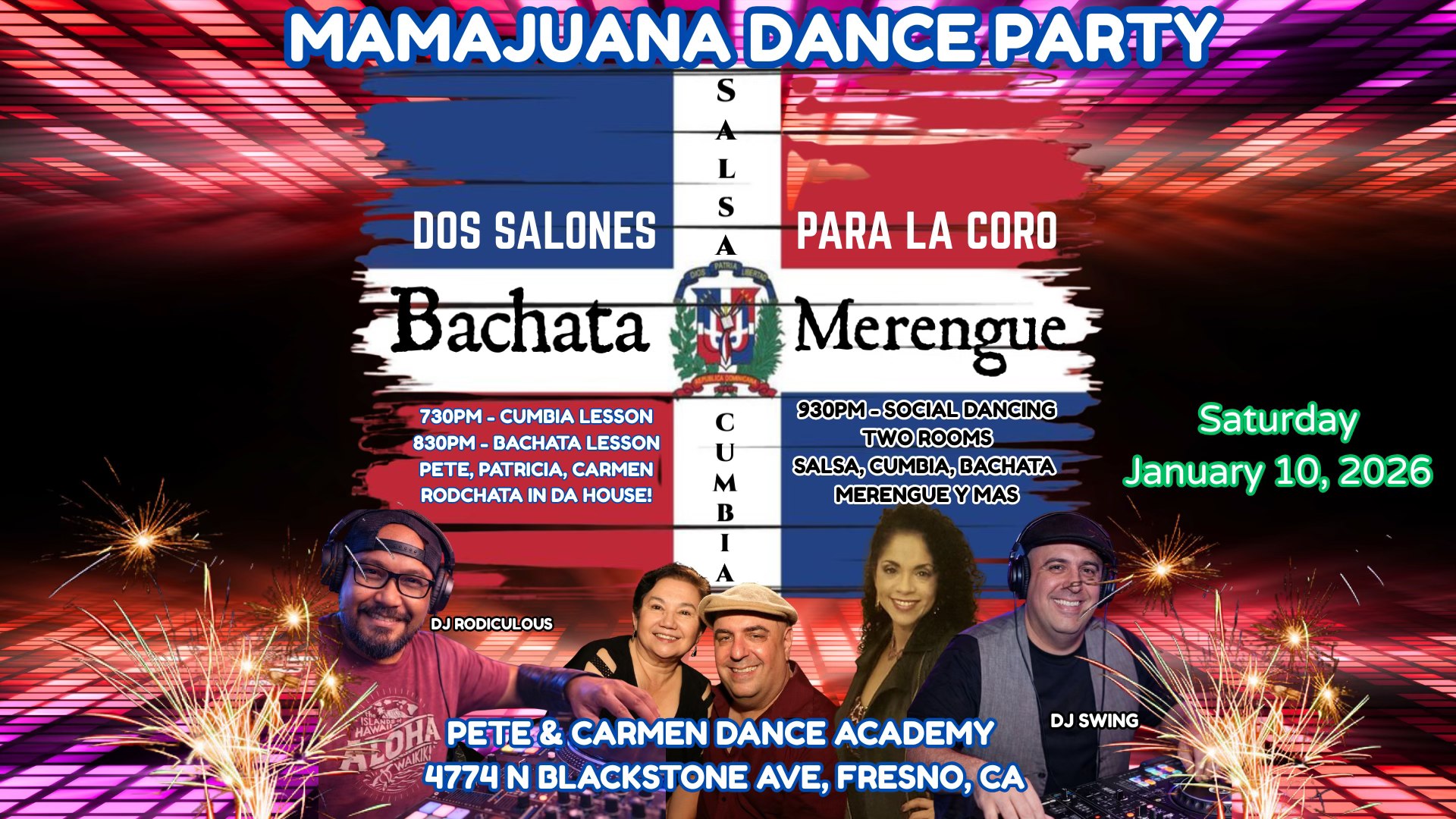 Fresno's Mamajuana Dance Party