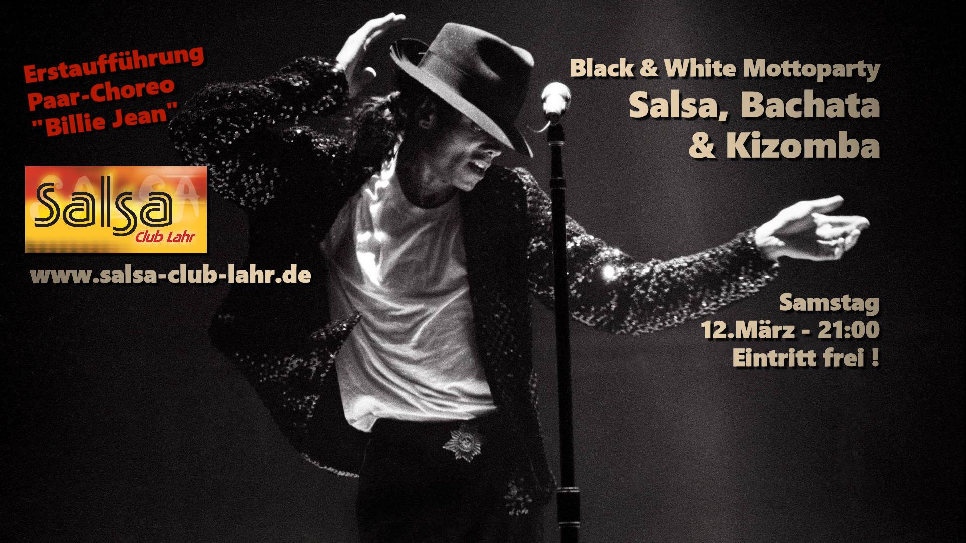 Black & White Mottoparty im Salsa Club Lahr 21:00 Uhr