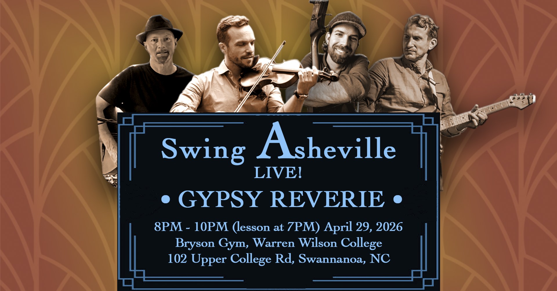 Swing Asheville Live! With Gypsy Reverie