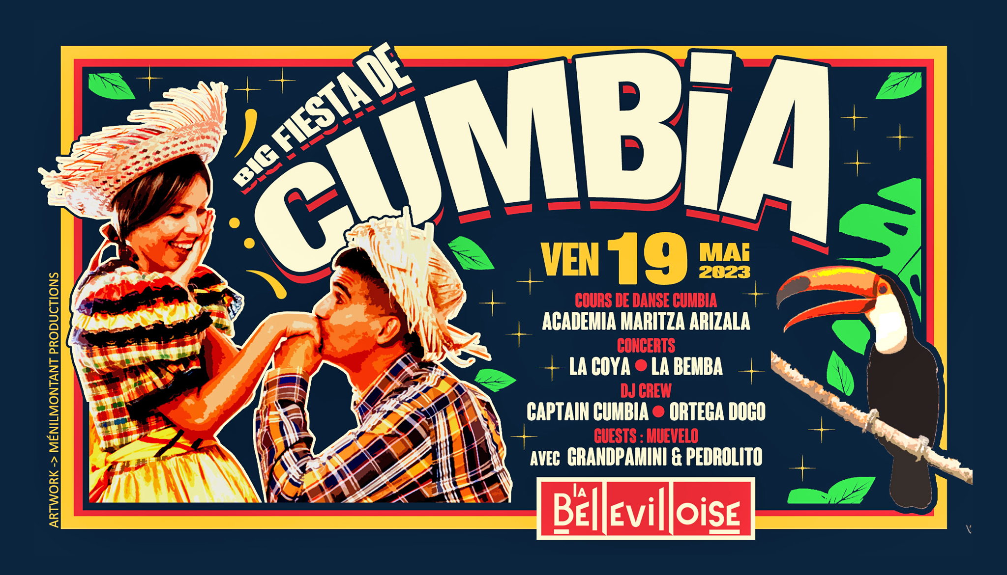 BIG FIESTA DE CUMBIA Escales Tropicales à 🇨🇴 - ✈️ - 🇪🇨 - ✈️ - 🇦🇷 - ✈️ - 🇨🇱 - ✈️ - 🇻🇪