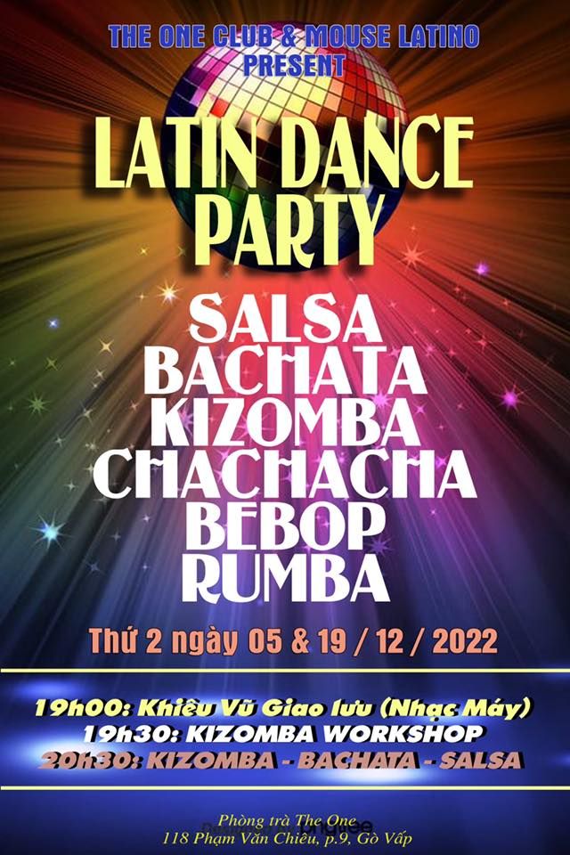 Khiêu vũ Latin giao tiếp Gò Vấp Party
