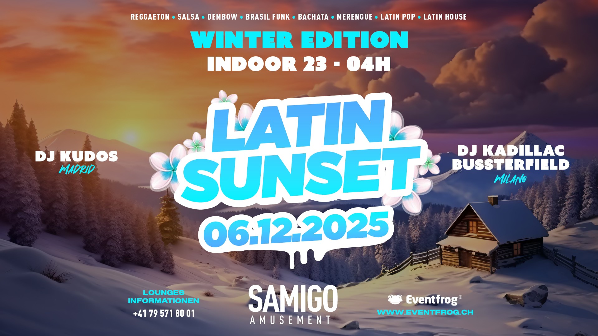 LATIN SUNSET • WINTER EDITION • SAMIGO AMUSEMENT