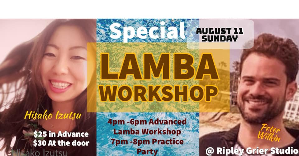Special Lamba Workshop with Hisako & Peter Wilkin