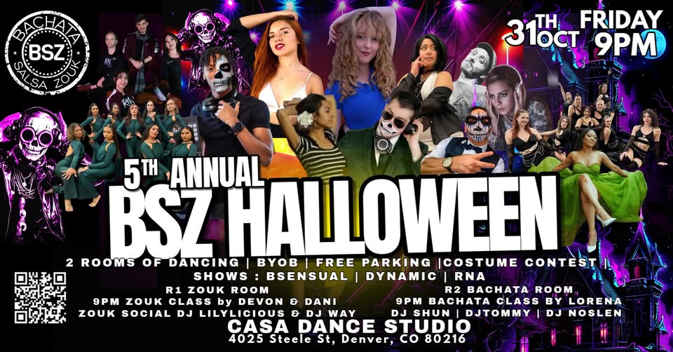 BSZ Halloween Party OCT 31st Friday
