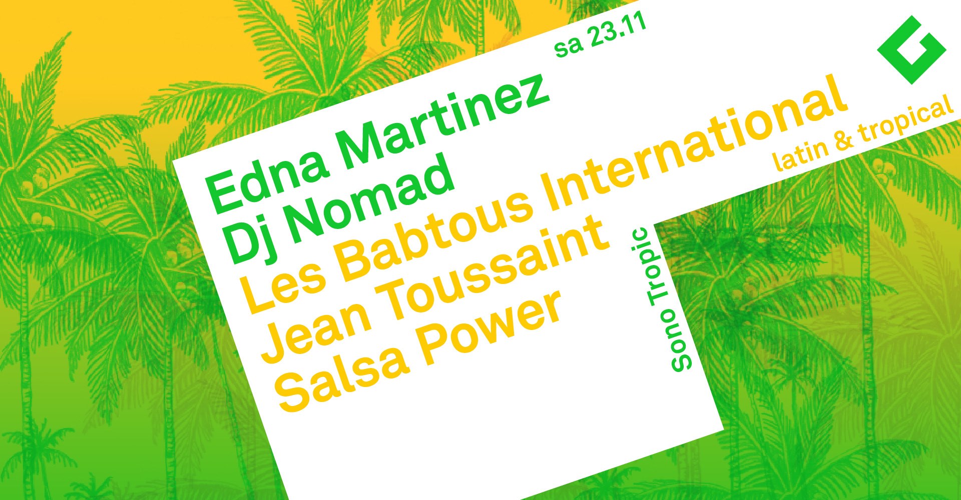 Filmar x Sono Tropic w Edna Martinez + Dj Nomad
