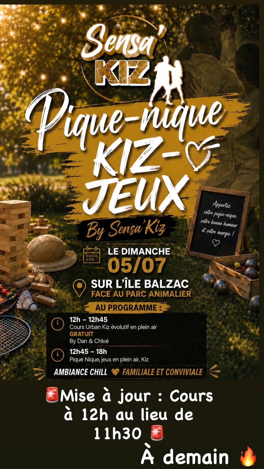 SENSA’KIZ HOLIDAY- Pique Nique Kiz Jeux