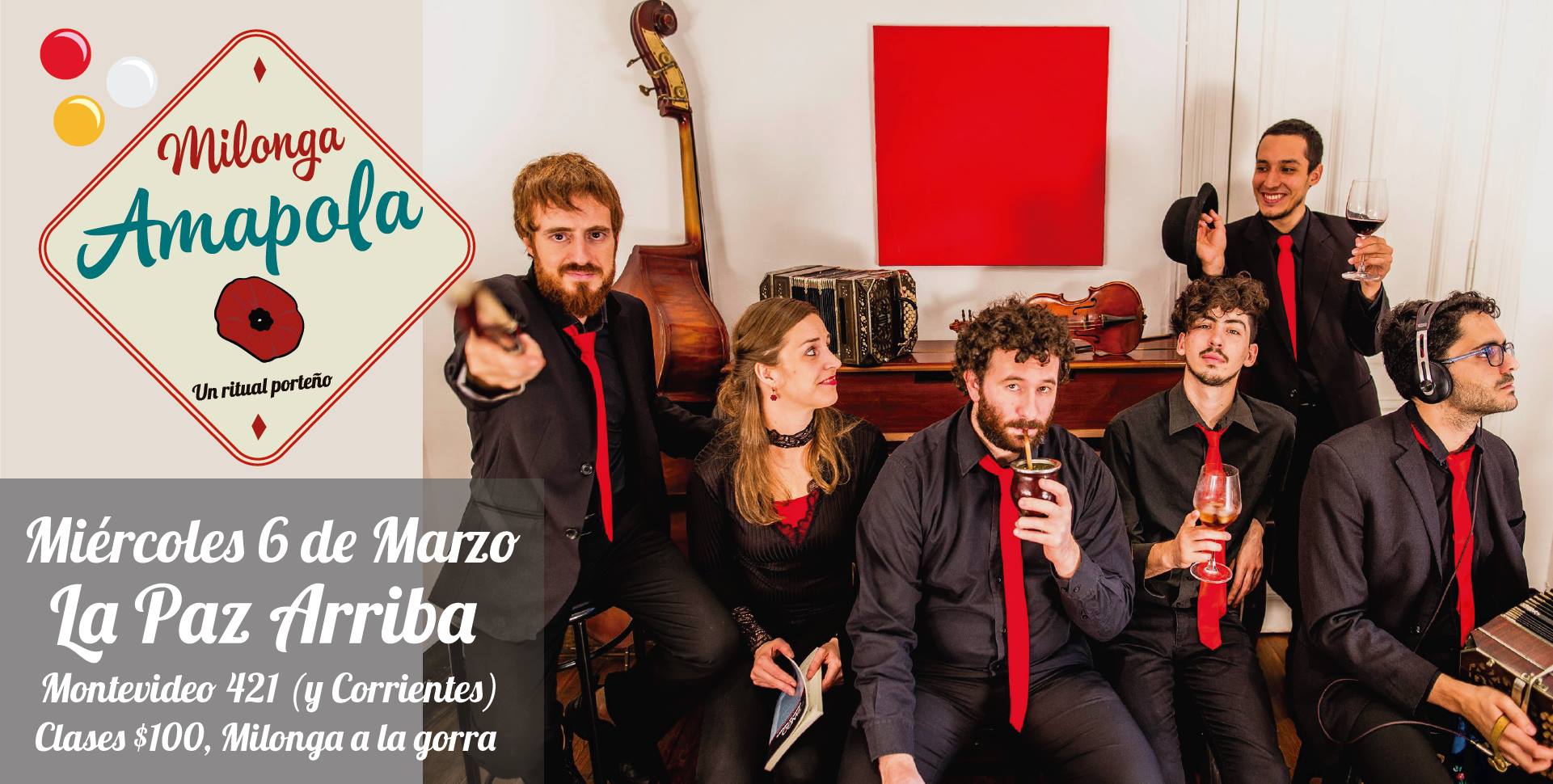 Milonga Amapola - Sexteto Andiamo - Soledad Nani