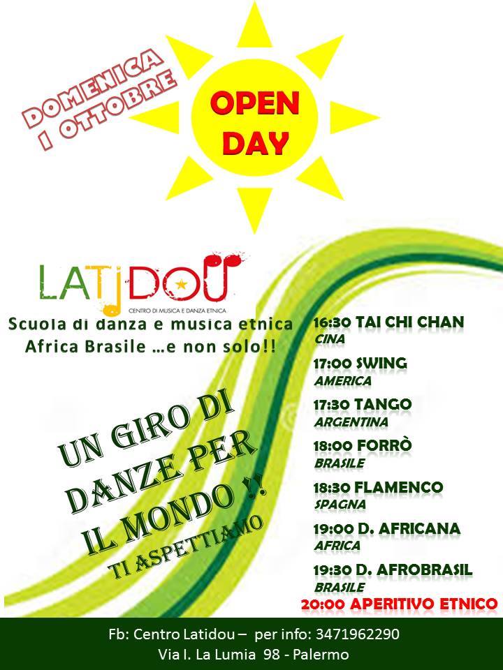 Open day@Un giro di danze per il mondo