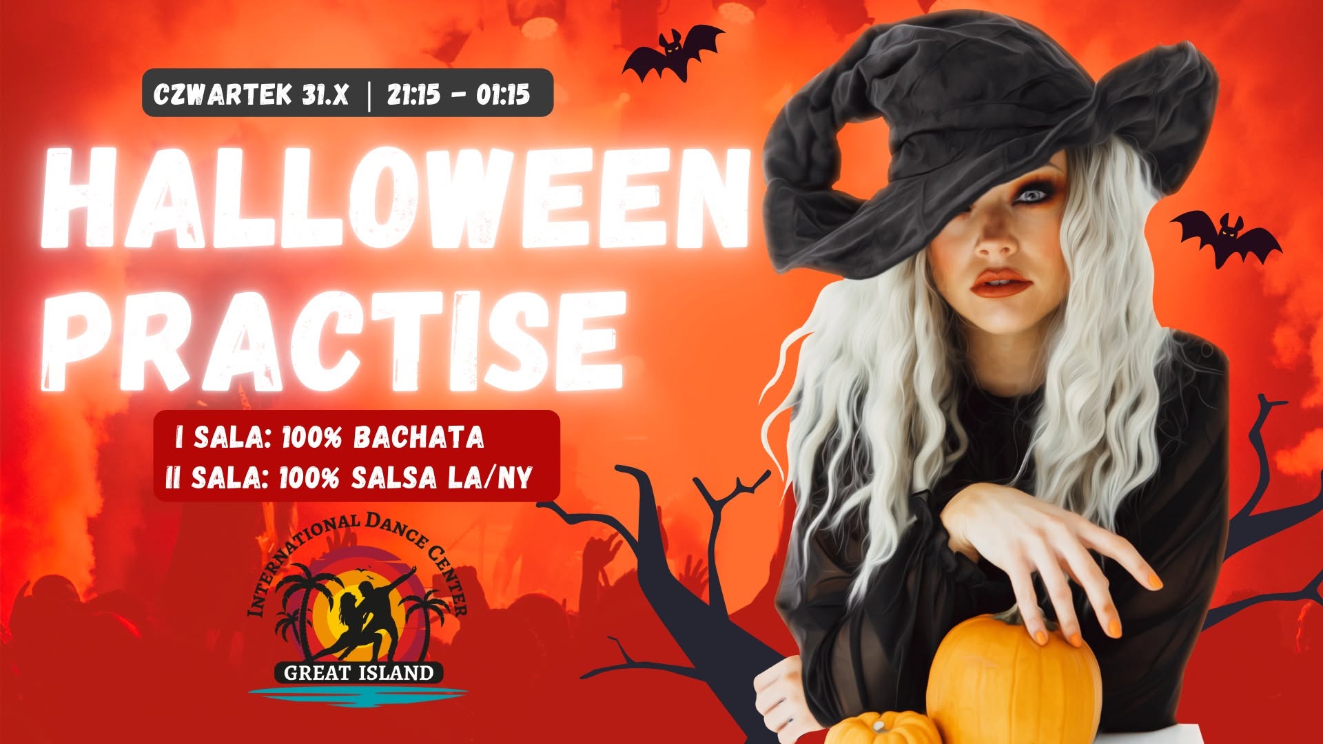 Halloween Practise w Łodzi Bachata & Salsa Czwartek 31.X