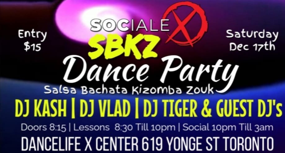 Sociale ❌ SBKZ Dance Party - Dec 17