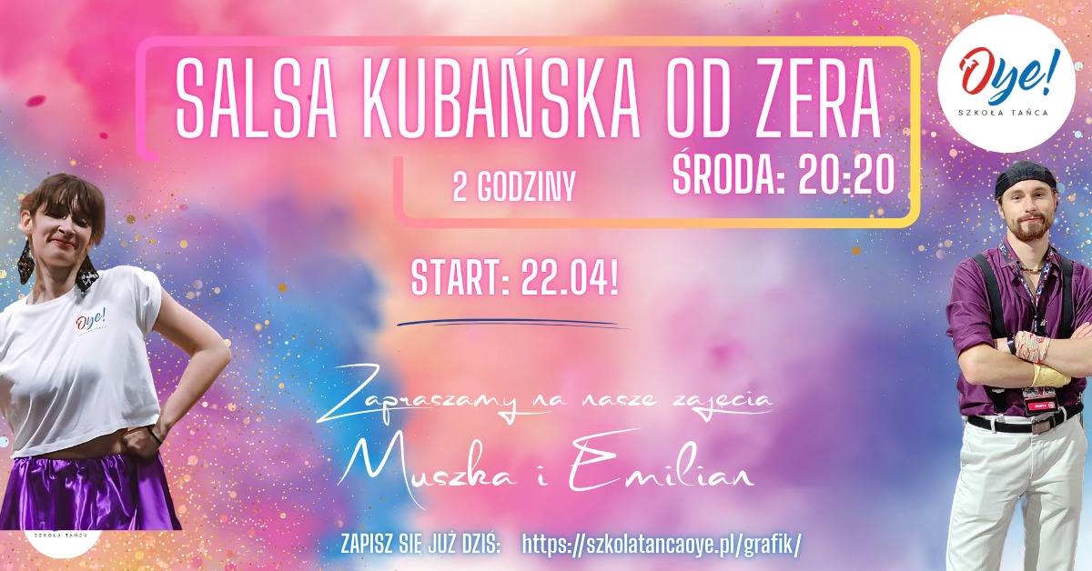 SALSA KUBAŃSKA OD ZERA - Nowy kurs 2 godziny!
