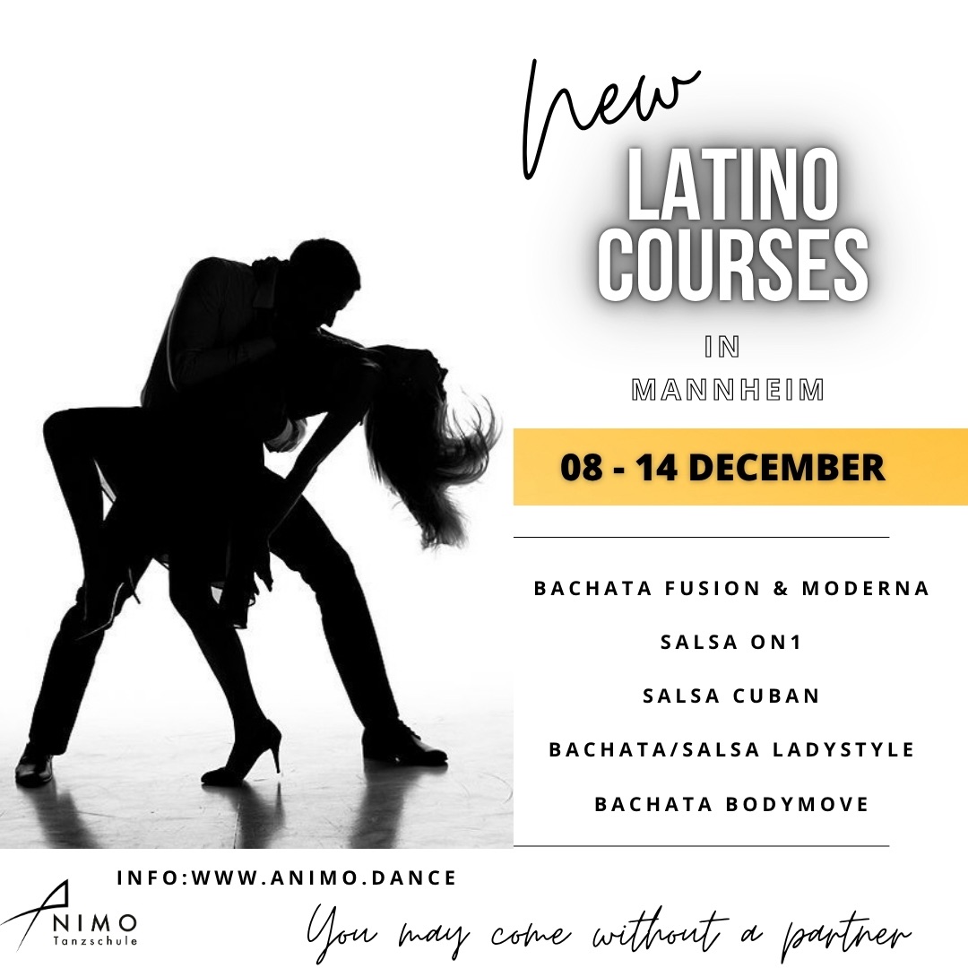 New courses- Bachata, Salsa ON1, Salsa Cubana