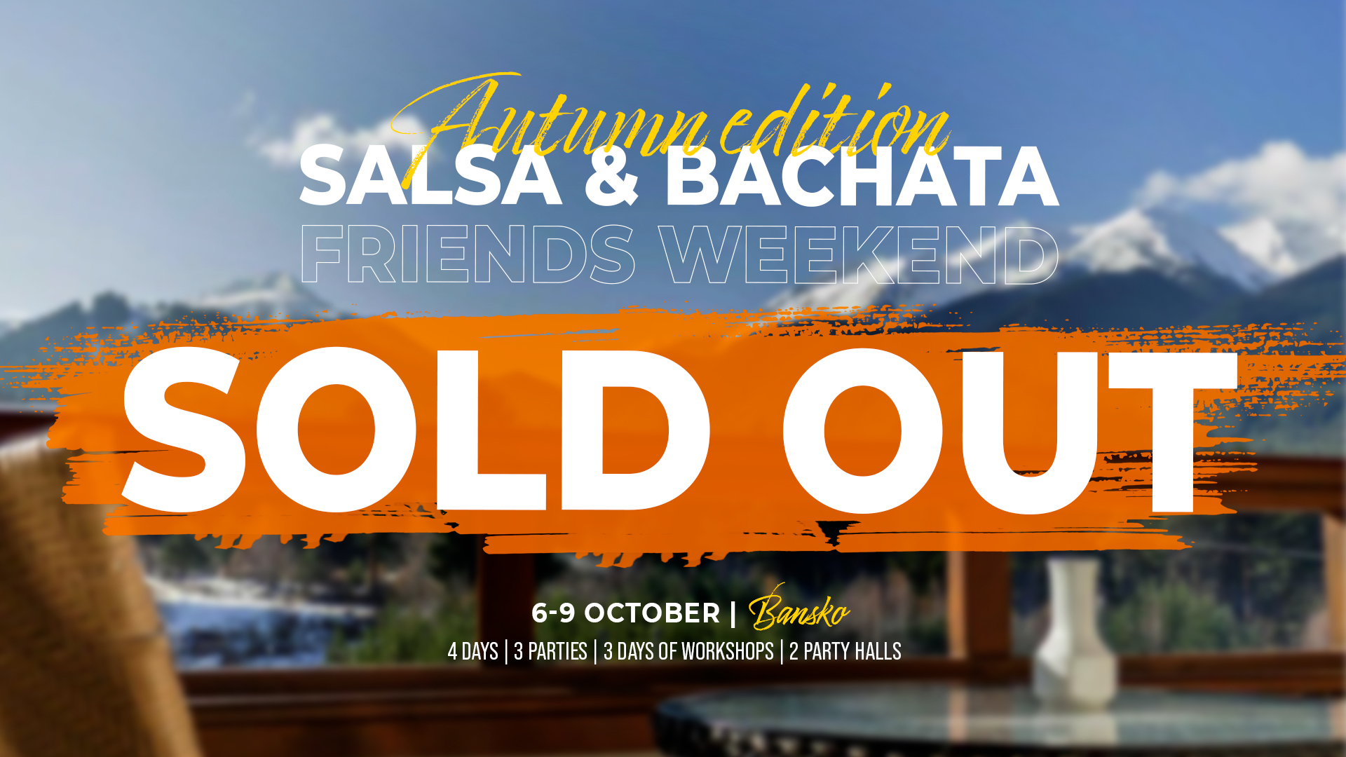 Autumn Salsa & Bachata Friends Weekend