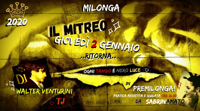 Il Mitreo" Qui Ogni Tango è Nero Luce! Tj W. Venturini