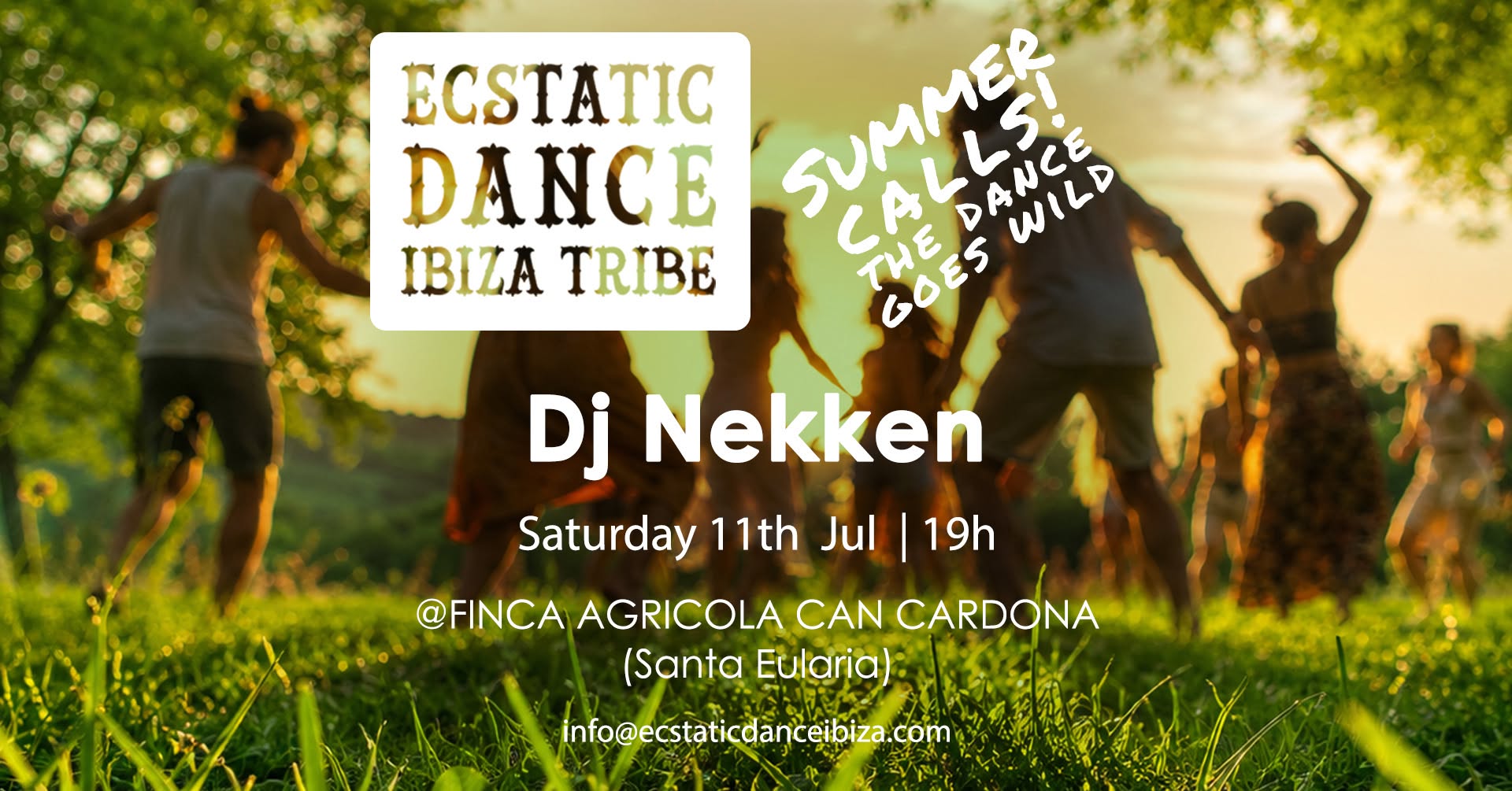 ECSTATIC DANCE IBIZA DJ NEKKEN