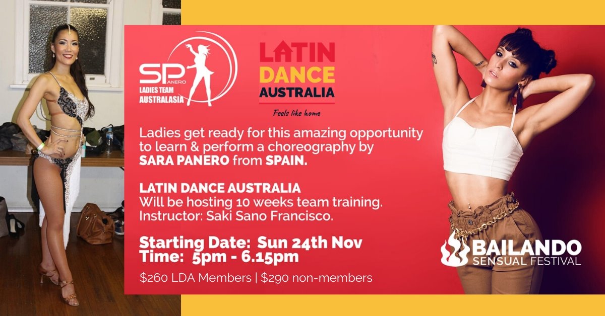 Sara Panero Choreography Course taught by Saki Sano - BSF + SIBF