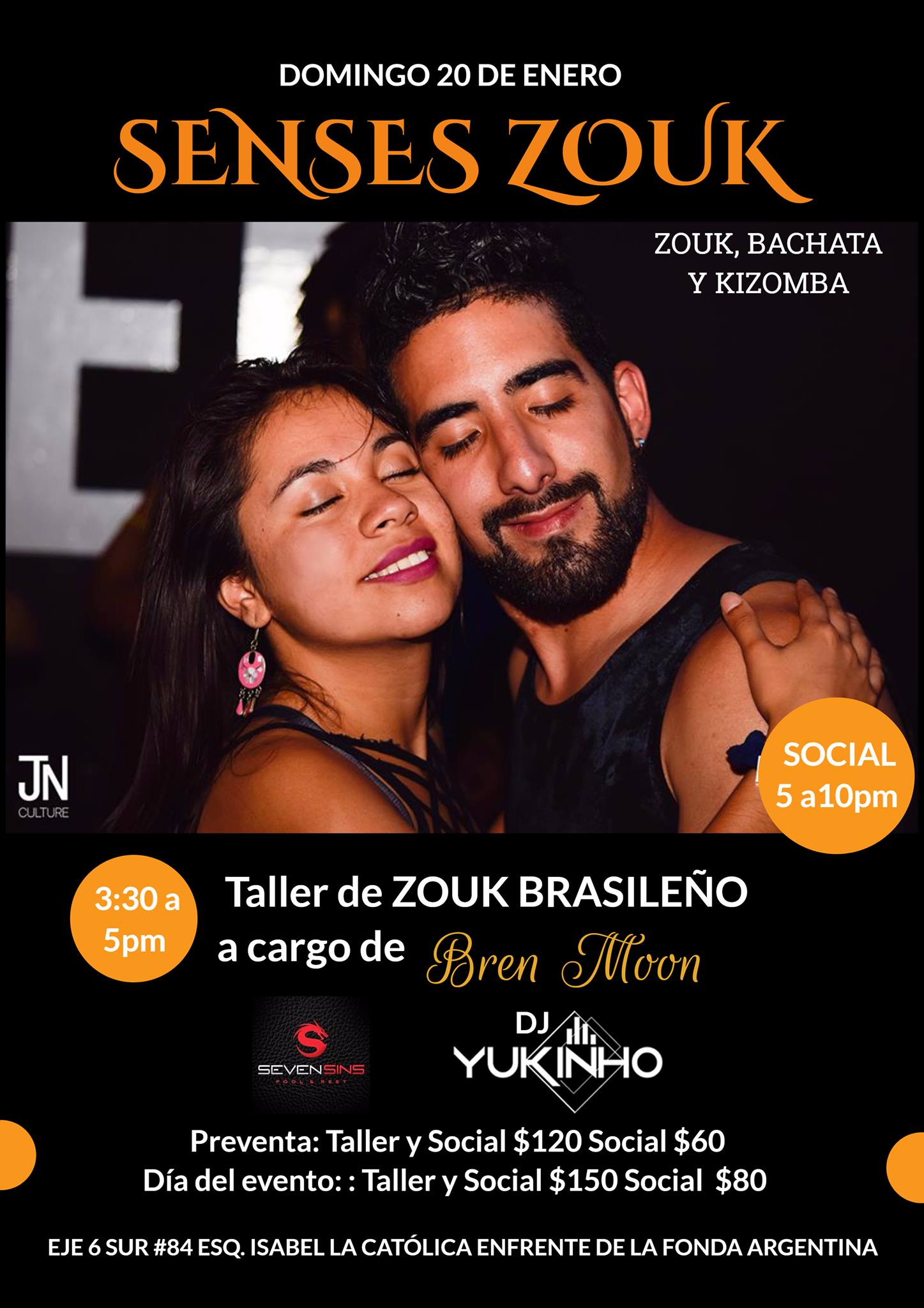 Senses ZOUK Social !!Para Comenzar el Año!