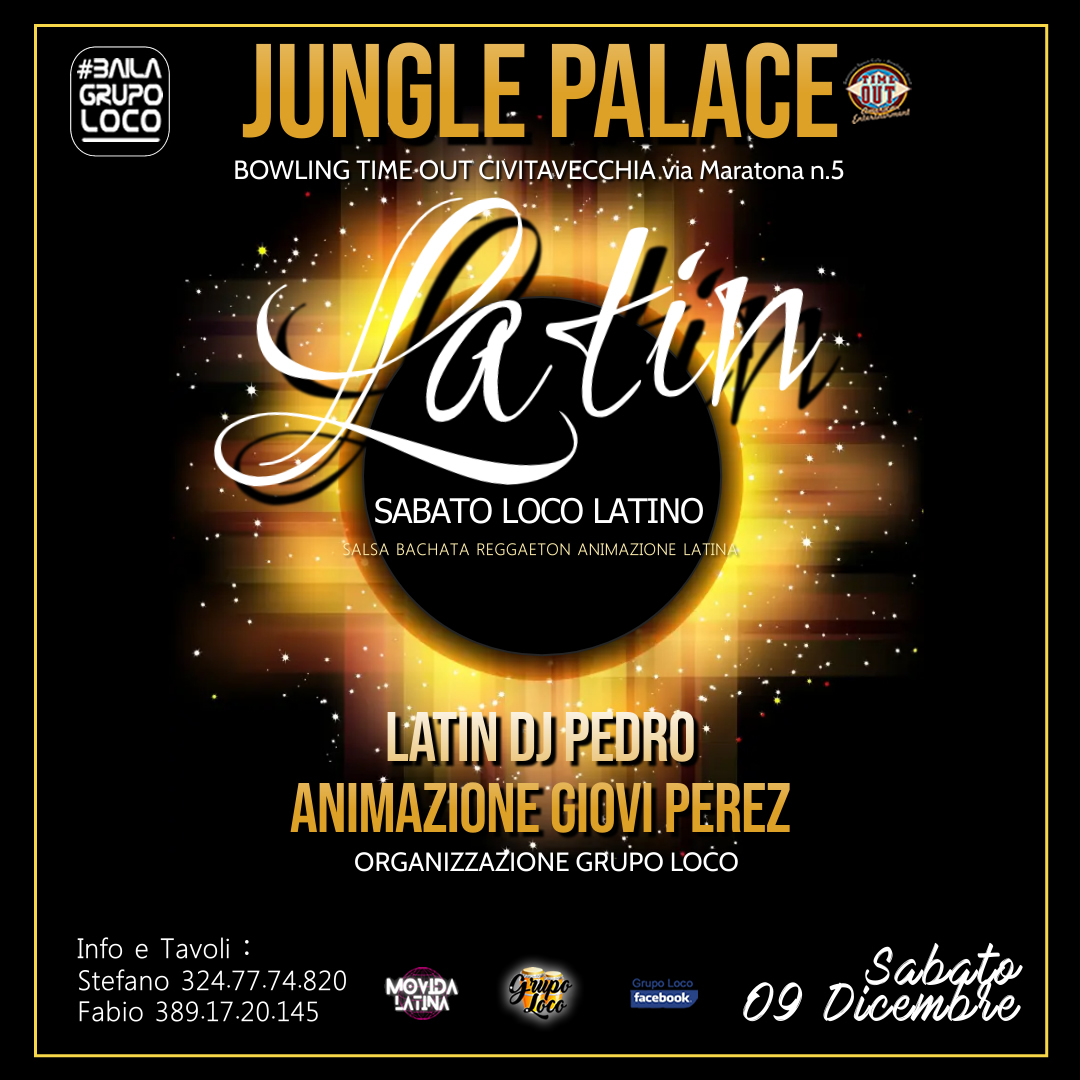 SABATO LOCO LATINO ... Il vostro angolo salsero del Sabato Sera