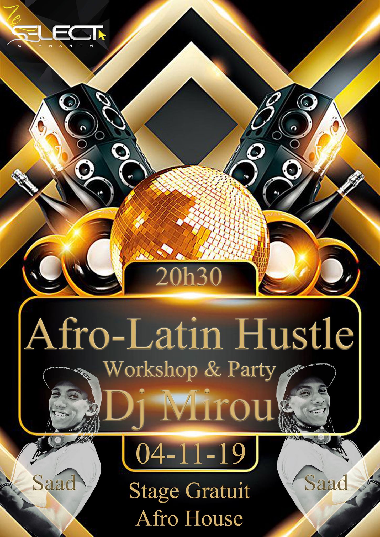 Afro Latin Hustle 4 Saad Afro House workshop
