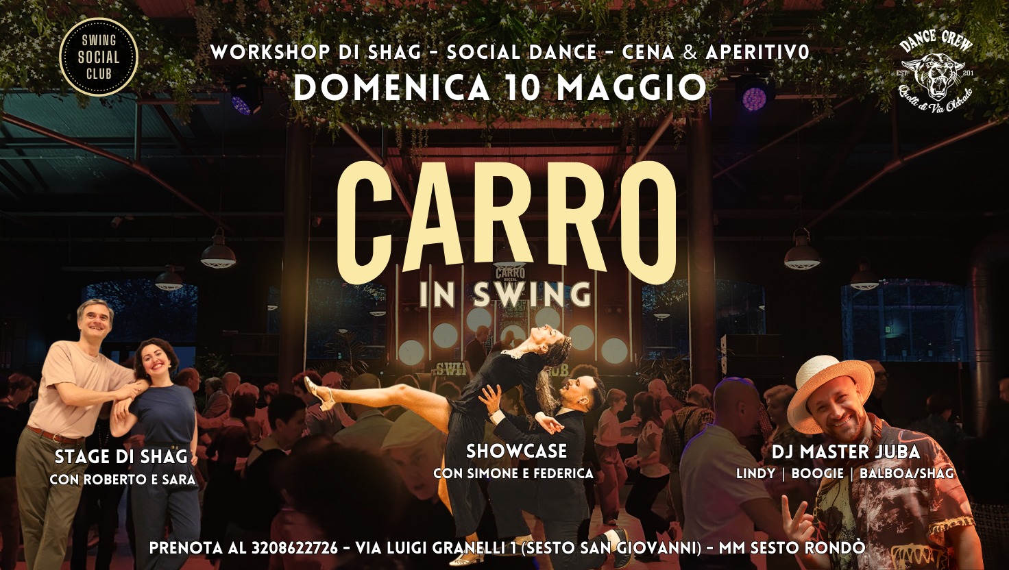 CARRO IN SWING 10.5 - Guest Night