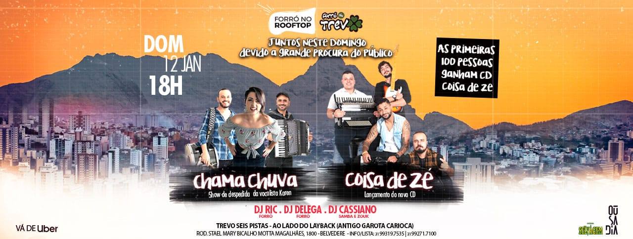 Domingo ✤ Forró No Rooftop ✤ Night Market