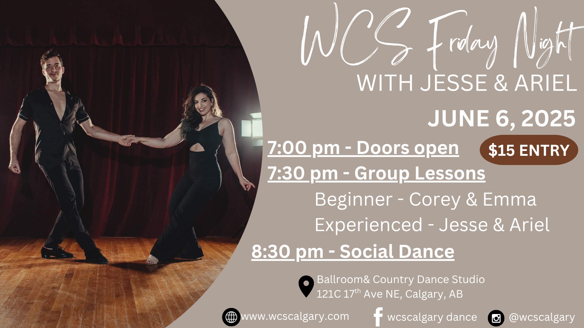 West Coast Swing Night with Special Guests!!