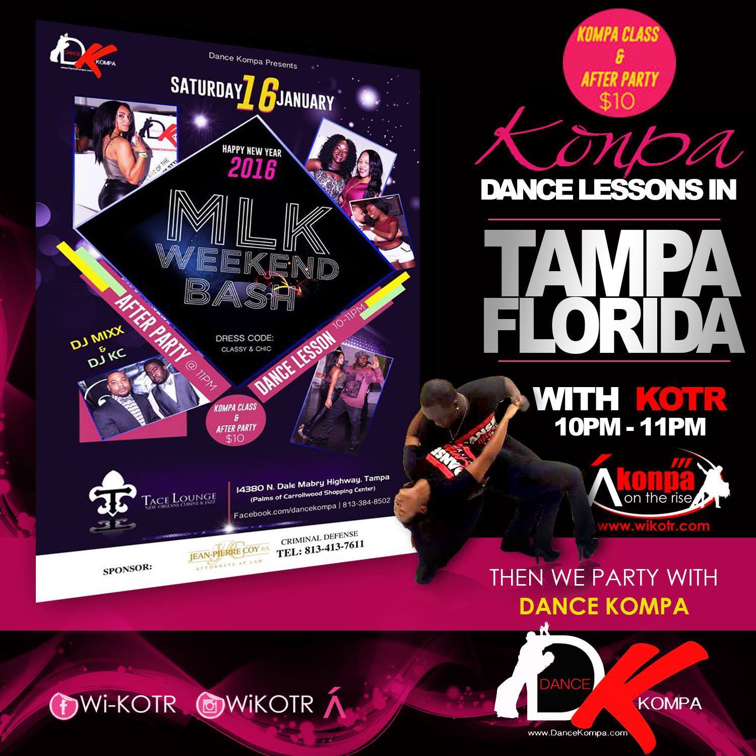 Dance Kompa Party & Lessons