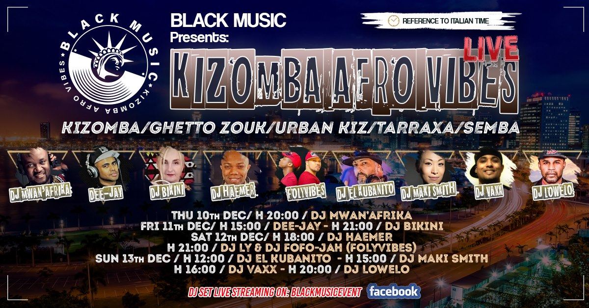 ▓▒░KIZOMBA AFRO VIBES░▒▓ Live Stream 5°Edition