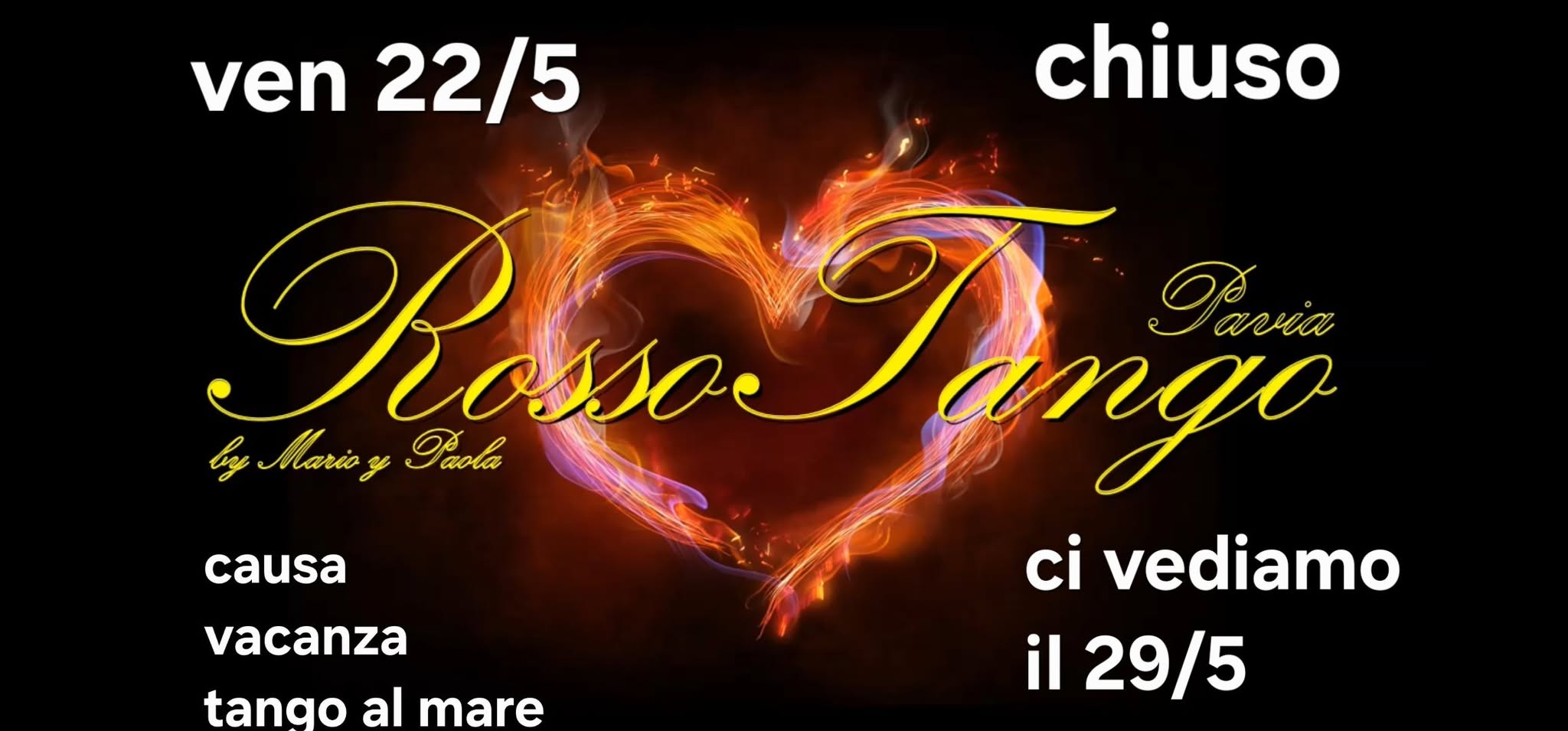 RossoTango in pausa