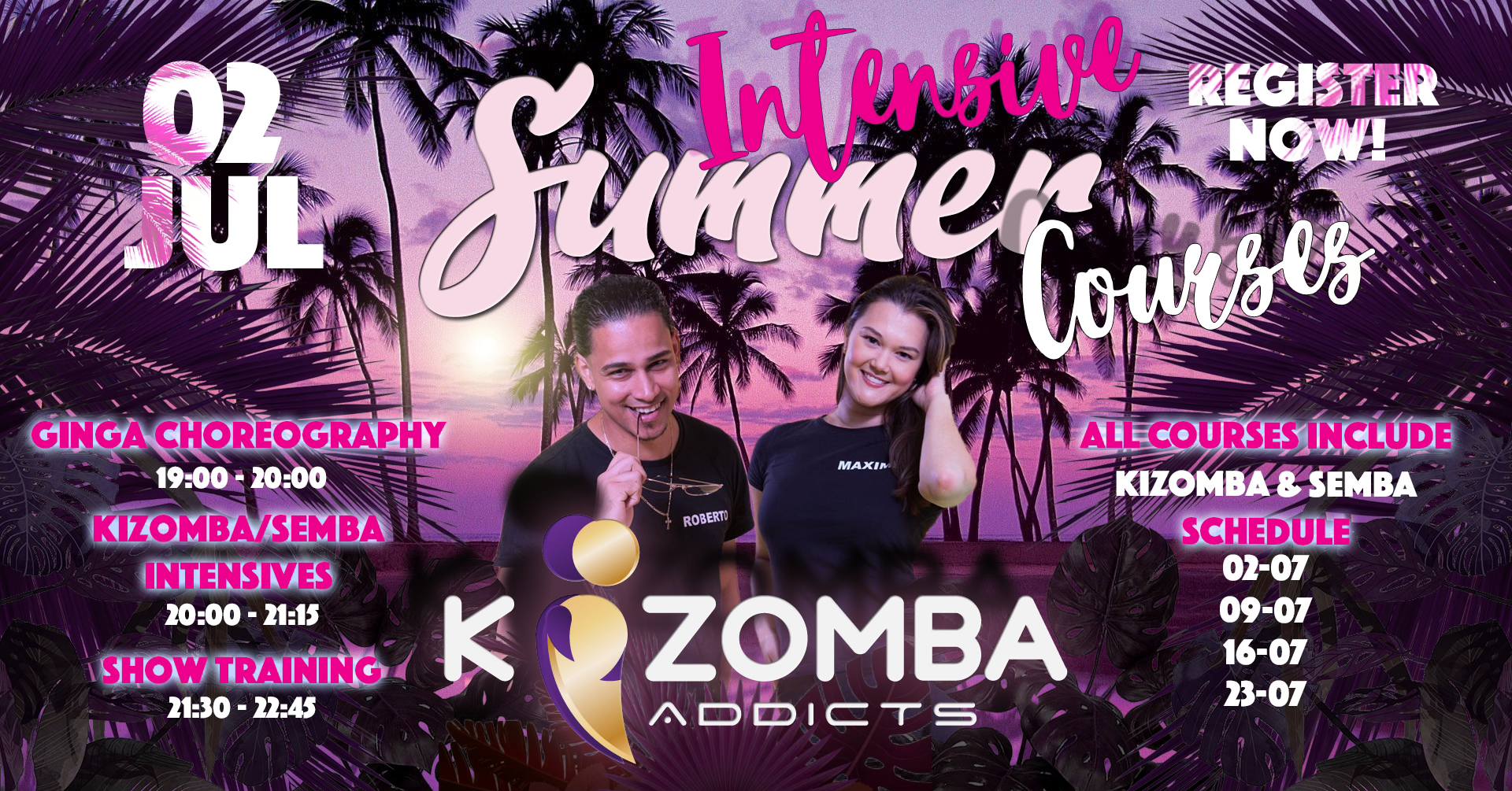Kizomba Addicts Summer Courses 2024