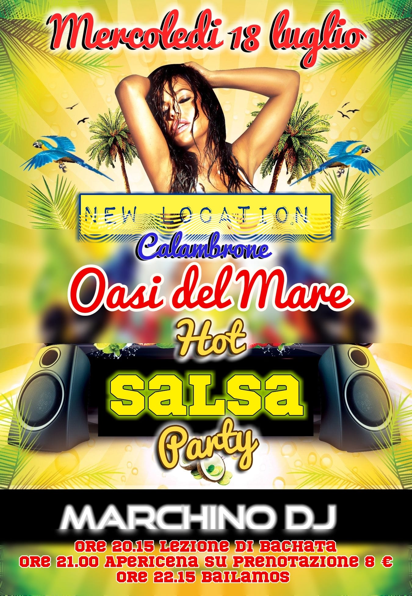 Hot Salsa PARTY OASI DEL MARE