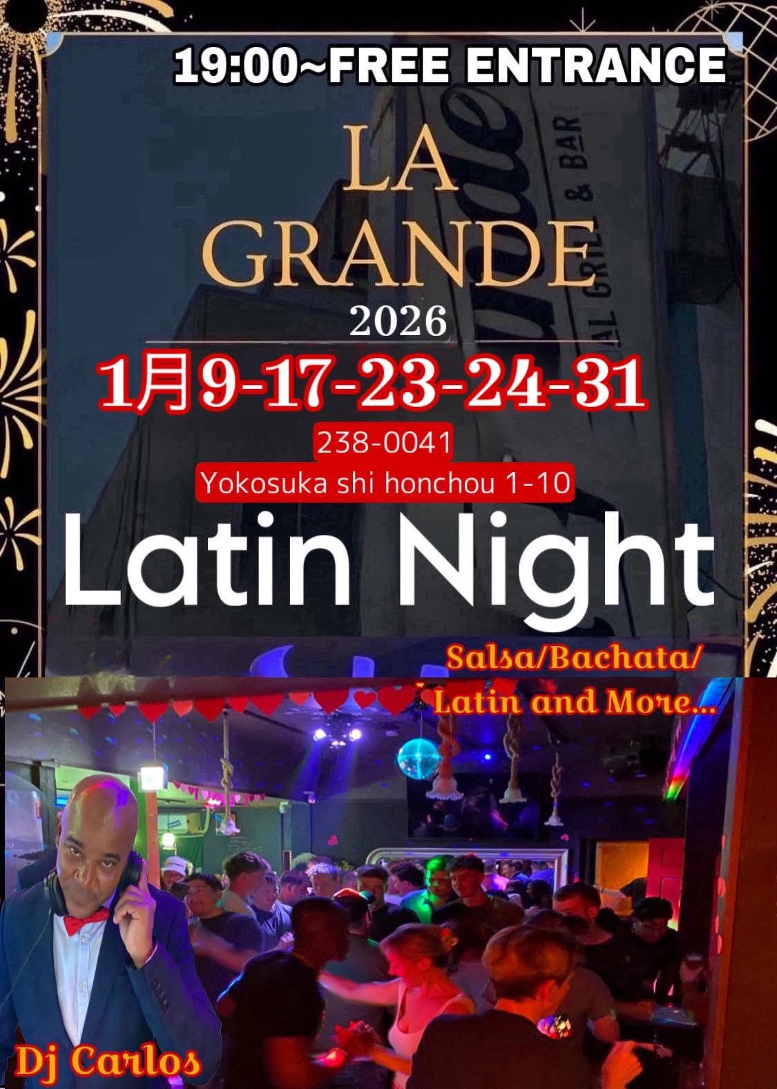 YOKOSUKA LATIN NIGHT💚Free Entry!