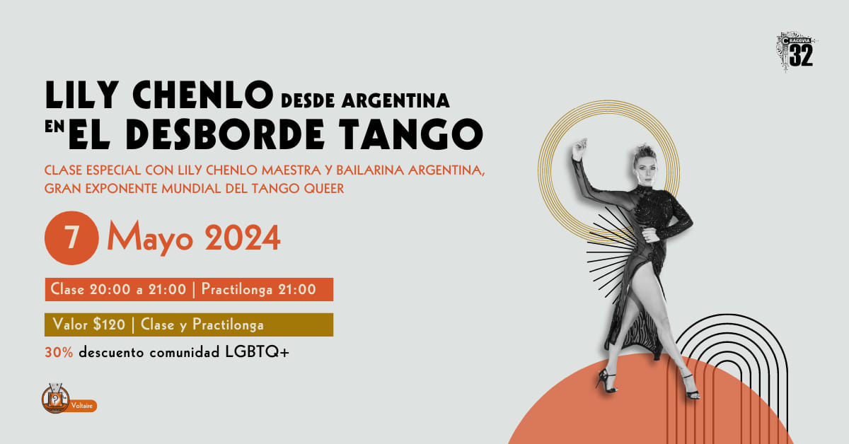 Lily Chenlo desde Argentina en El Desborde Tango