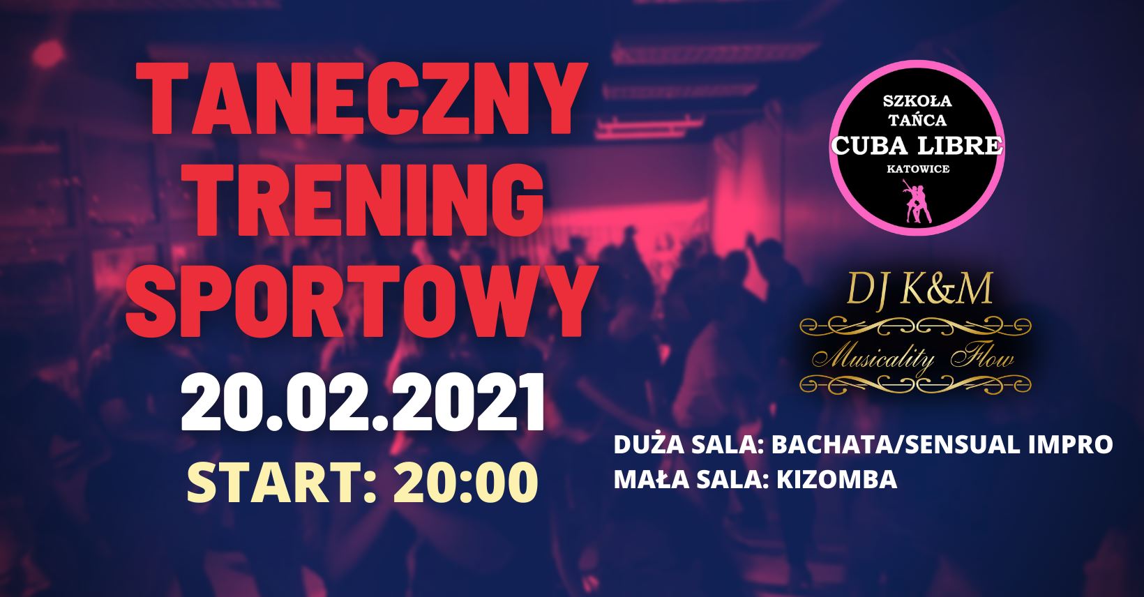 Taneczny Trening Sportowy w Cuba Libre: Bachata impro kizomba