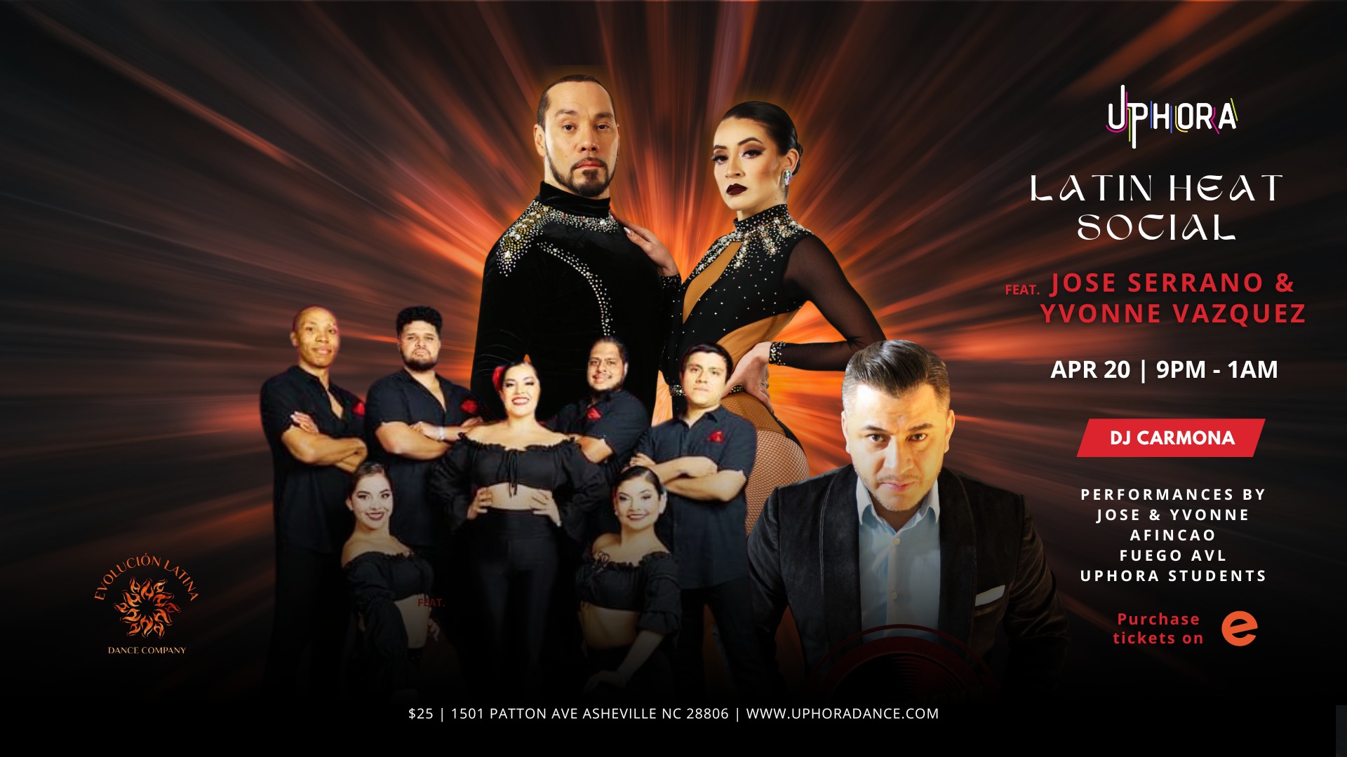 Bachata with Jose Serrano & Yvonne Vazquez in Asheville