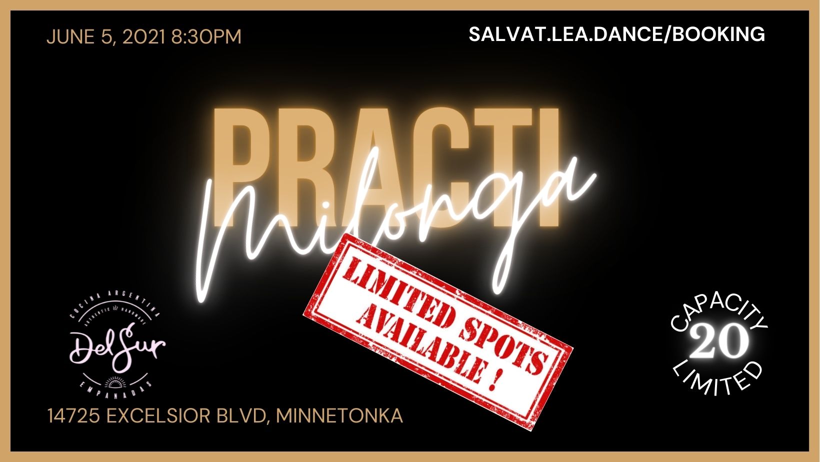 Practi- Milonga! @ Del Sur Empanadas