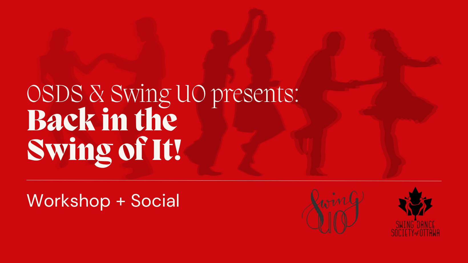 Back in the Swing of It! Workshop & Social Dancing Night