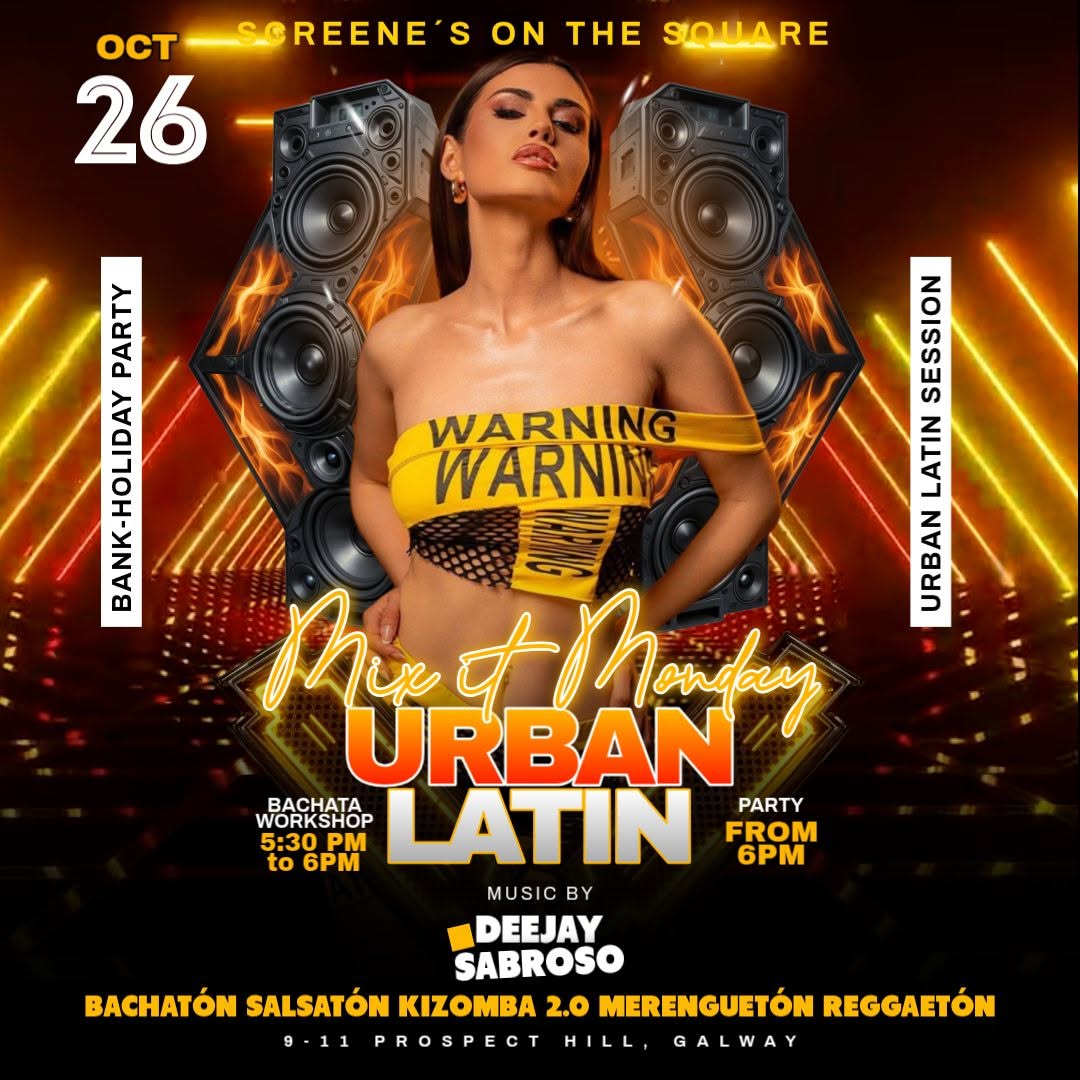MIX IT MONDAY - Bachata, Salsa, Kizomba 2.0, Merenguetón, Reggaetón) URBAN LATIN PARTY