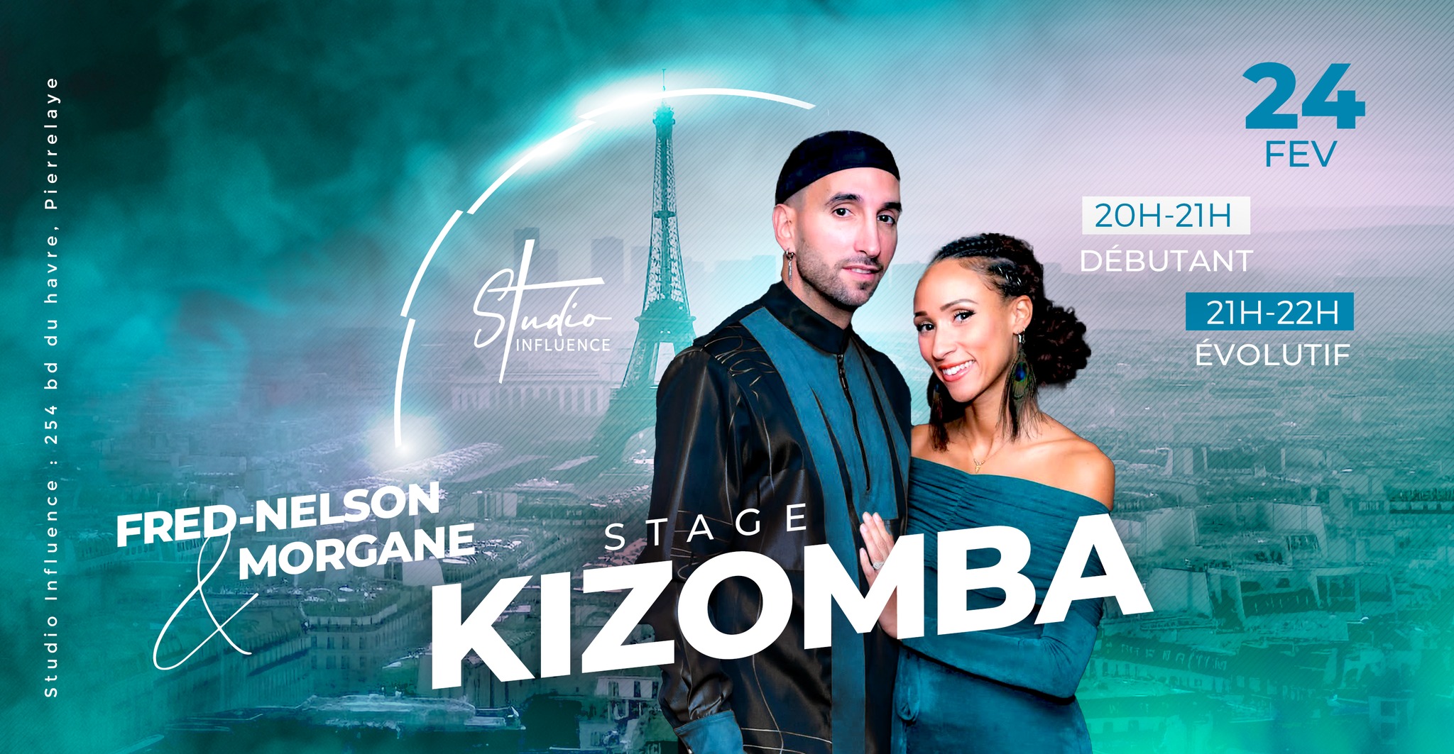 STAGE de KIZOMBA avec FRED-NELSON ET MORGANE
