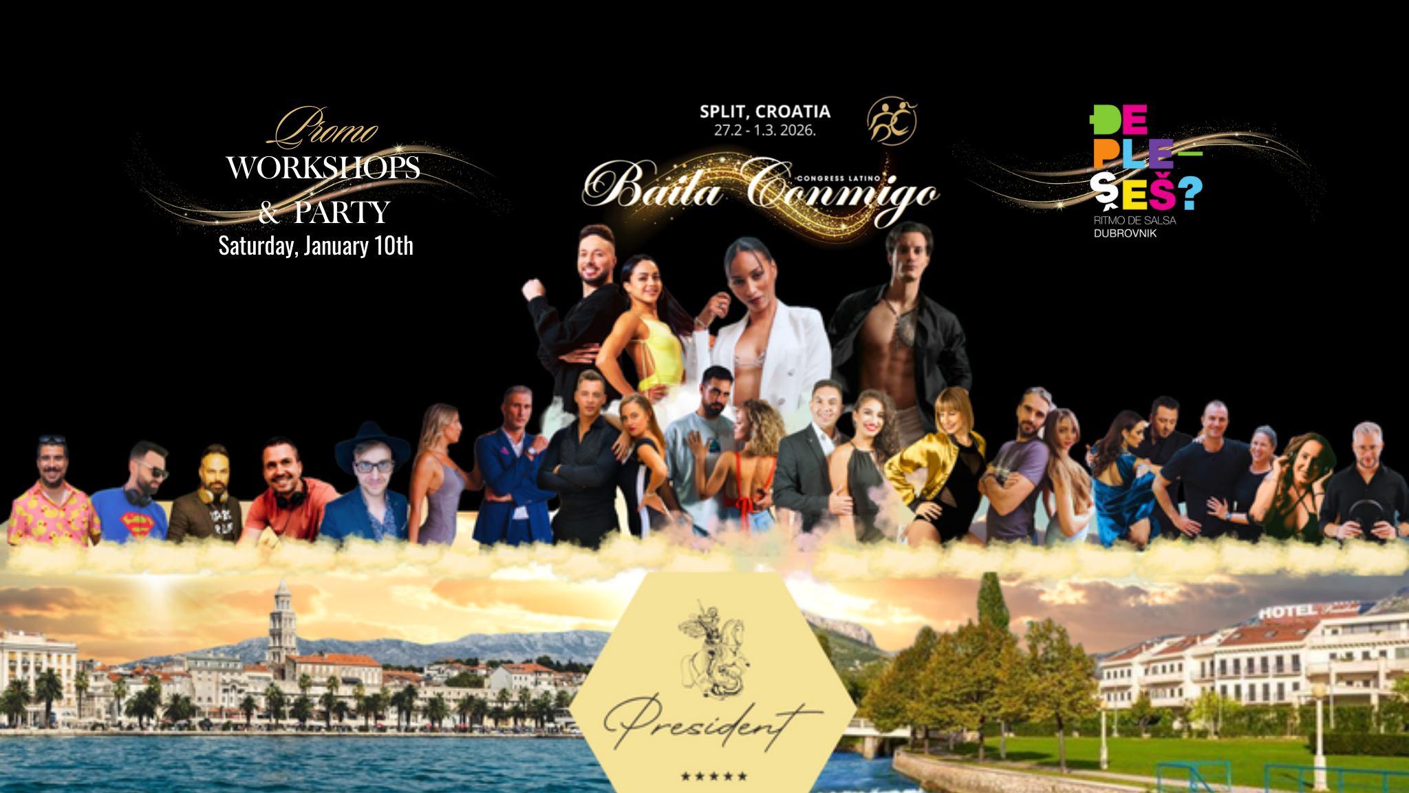 Đeplešeš: Baila Conmigo radionice i promo party