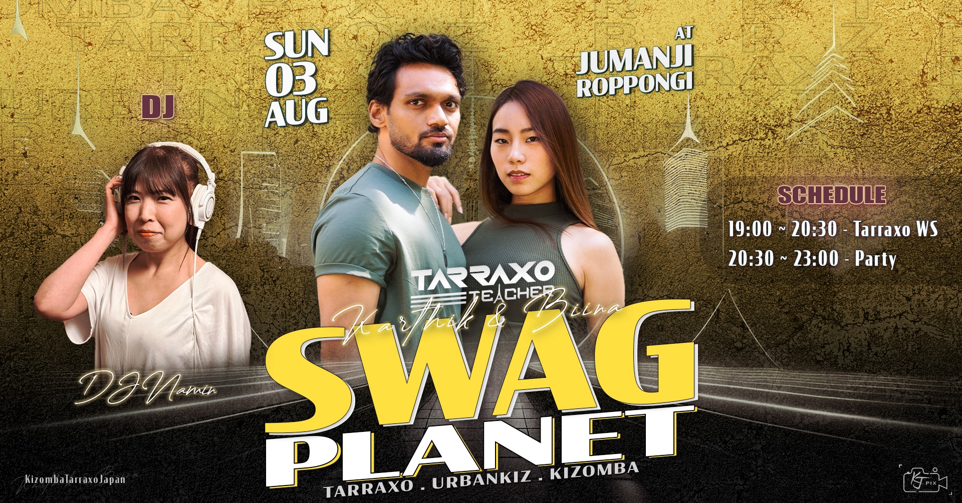 8 3(Sun) SWAG PLANET - Tarraxo Urbankiz Kizomba